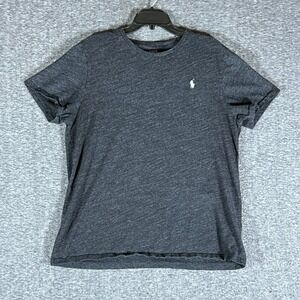 Polo Ralph Lauren Custom Slim Fit T Shirt Heather Grey Mens XL